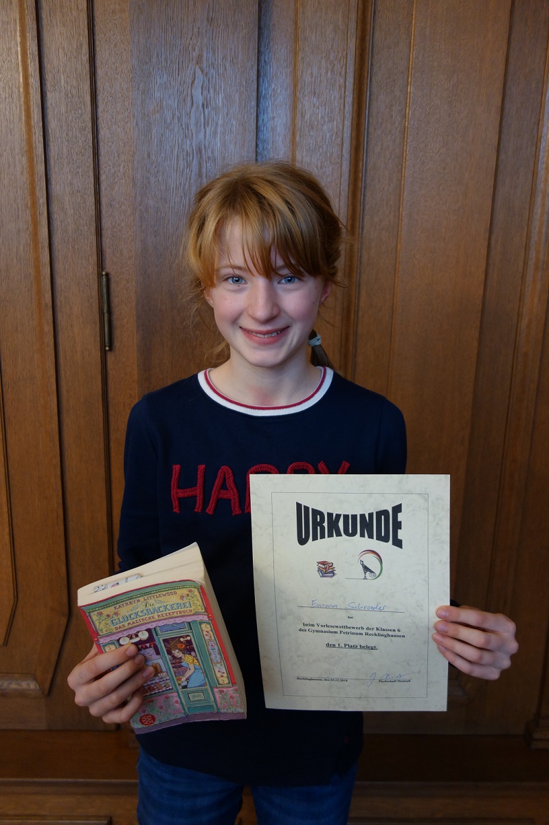 Vorlesewettbewerb Siegerin